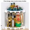 1 Set Kitchen Storage Shelf Stainless Steel Kitchen Corner Storage Organizer Detachable Shelf Home Supply