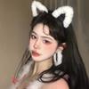 Праздничный головной убор кошачьи ушки Модная плюшевая повязка на голову Аксессуары для макияжа Женские корейский стиль Повязка на голову
