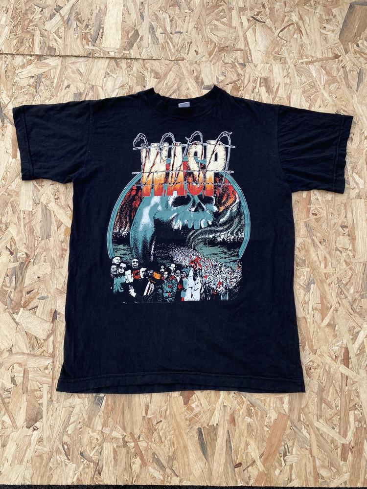 Vintage Wasp Headless European tour Black Unisex All size Shirt Gift For Fan Unisex T-Shirt