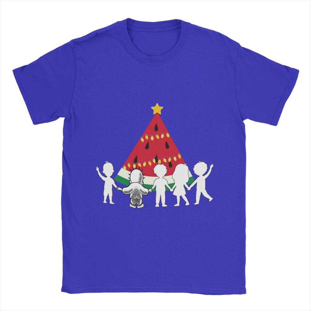 Handala Men's T Shirt Funny Tees Short Sleeve O Neck T-Shirts Cotton Printing Tops