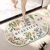 Bathroom Floor Mat, Diatom Mud, Quick-Drying Soft Mat, Toilet, Toilet Non-Slip Mat, Household Door Mat, Foot Mat