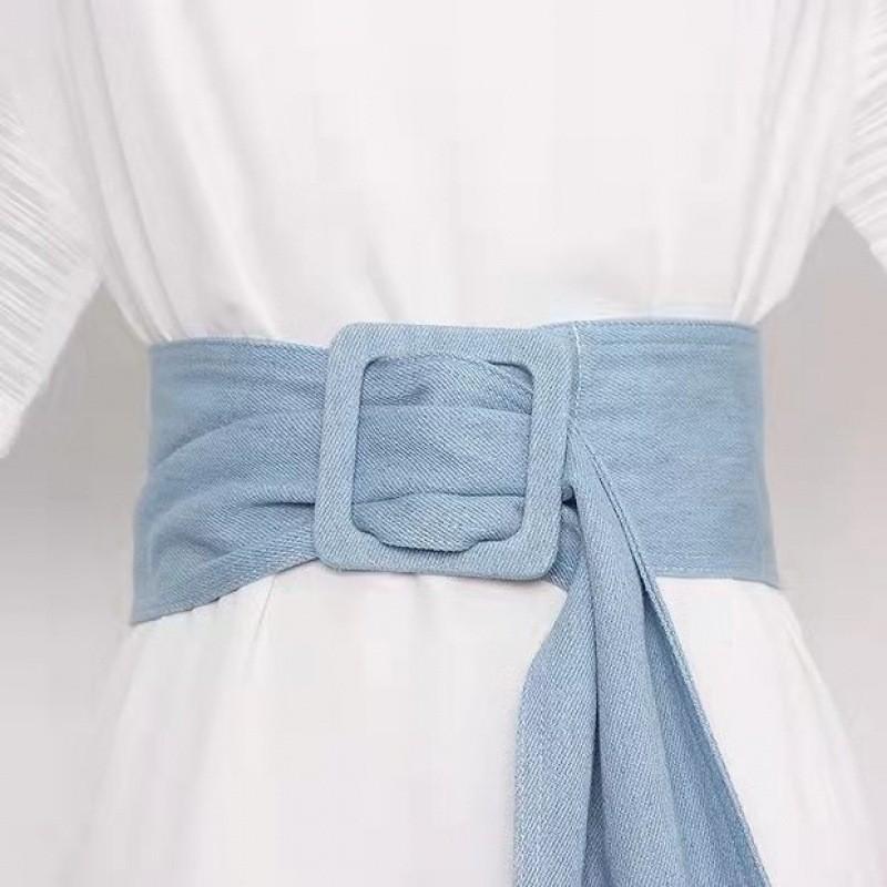 Стильный женский джинсовый пояс для модных нарядов и платьев