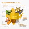 Plantifique Turmeric Vitamin C Face Mask, 110g, Oil Control & Moisturizing, Sensitive Skin, Brightening Nourishing Clay Mask