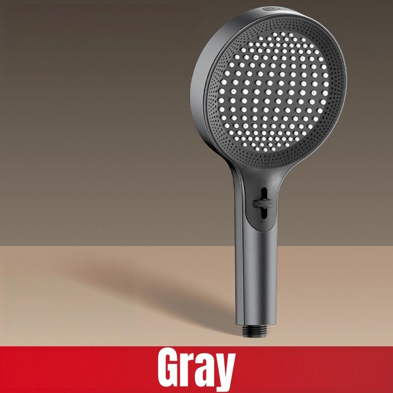 New Handheld Boost Shower Head 1 Modes Extra-Large Panel with Spray Gun Mode High-Flow Water Outlet Sprayer Rainfall Shower