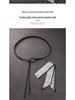Шелковый шарф-лента, пояс-цепочка на талию - Женский хип-хоп панк винтажный красный аксессуар