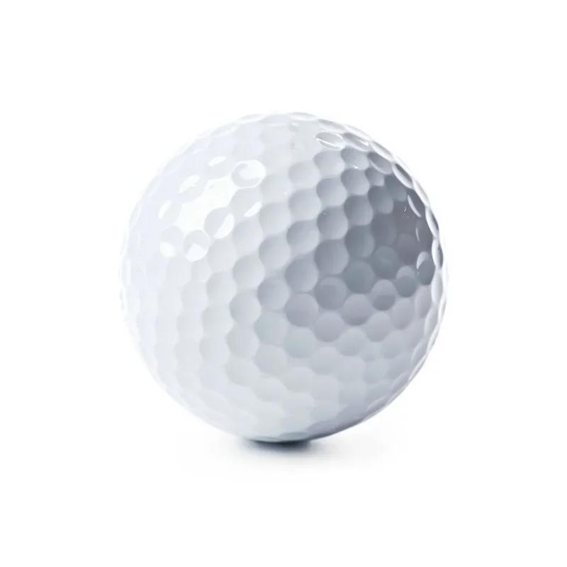 2025 New 10pcs Outdoor golf double-layer white ball two-layer practice ball golf ball