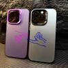 Рука об руку Любящая пара Чехол для телефона Для iPhone 17 16 15 14 13 12 11 Pro Max Plus Серебряный конфетный Матовый чехол