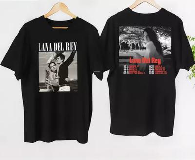 Rey Lana Del Tour 2023 Летняя Футболка Унисекс Подарок Фанатам S-3xl Даты Футболка Концертная Унисекс Футболка