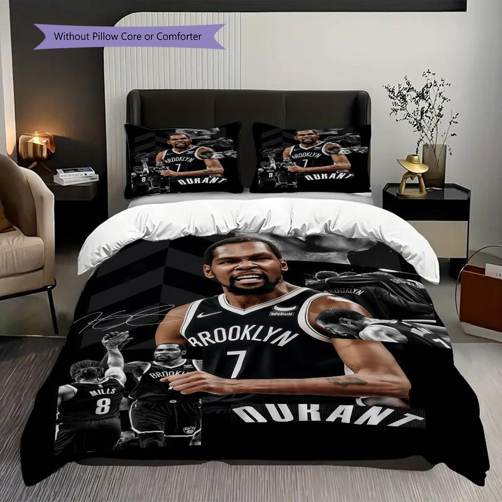 Brooklyn Basketball Brilliance Bedding(1 * duvet cover + 2 * pillowcase, without core)Christmas birthday gift Soft and comfortable Bedding set