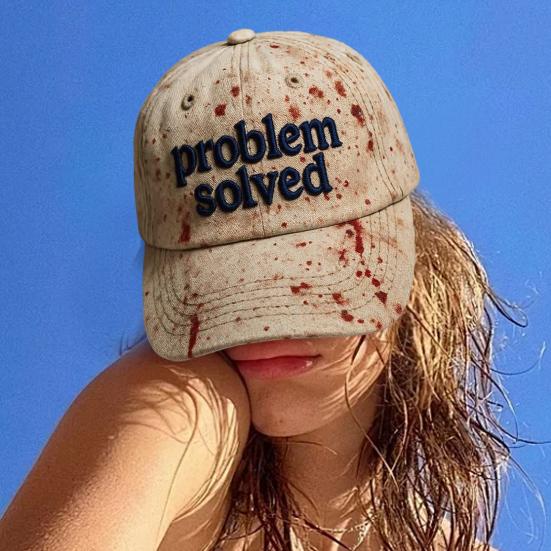 Бейсболка с принтом темного пятна крови, унисекс, защита от солнца, бейсболка с широкими полями, аксессуар для костюма на Хэллоуин