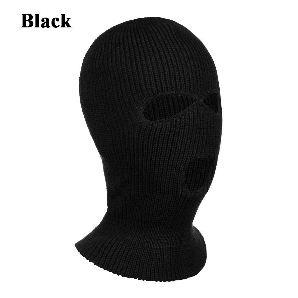 Лицо Шапка Вязаная Теплая Балаклава Теплая Дышащая Маска Для Лица Защита Шеи Зимняя Шапка