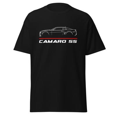 Премиальная футболка для поклонников Chevrolet Camaro SS 2010 — отличный подарок на день рождения.