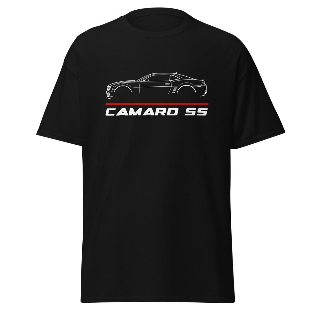 Премиальная футболка для поклонников Chevrolet Camaro SS 2010 — отличный подарок на день рождения.