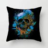 Colorful Skull Pattern Pillowcase Car Ornaments Office Living Room Home Pillowcase