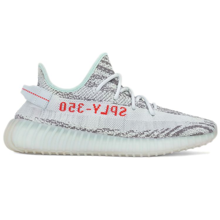 adidas Оригинальные Yeezy Boost 350 V2 Blue Tint Повседневные кроссовки унисекс Ледяно-голубые B37571-2017