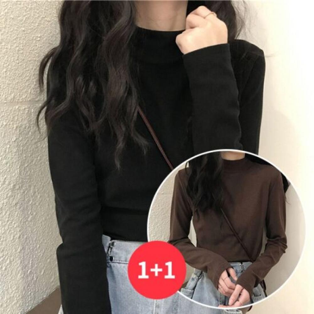 Navava Women Solid Inner VelveT Half Polo Long Sleeve T shirT nT3117