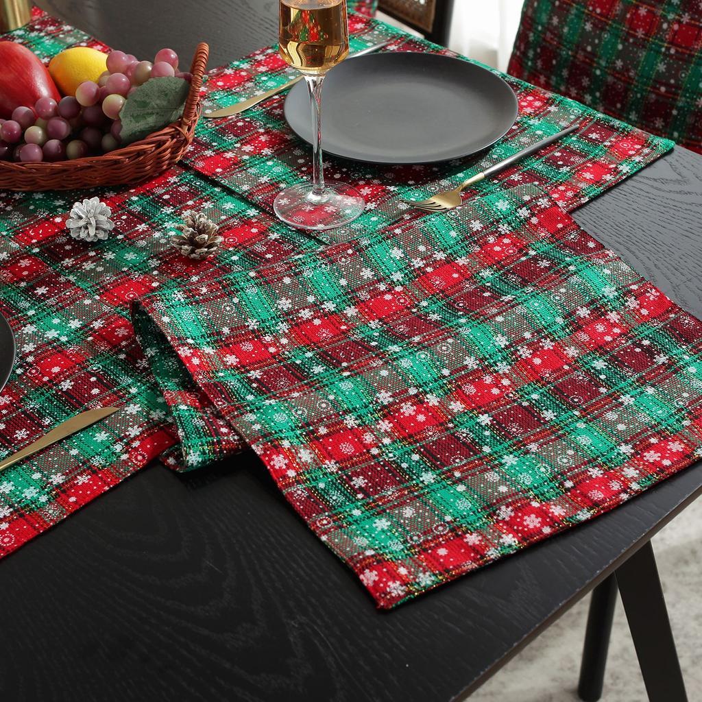 Christmas Ambience Table Flags Tablecloths Red Festive Tablecloth Table Flag TV Cabinet Coffee Table Cover Towel