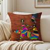 Abstract Painting African Living Cushion Cover Pillowcase Antidustmite living Room Sofa Decor Cushion Room