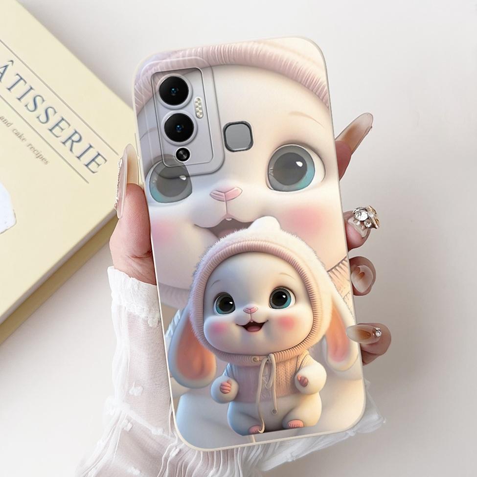 For Infinix Hot 12 Play Case Silicone Cute Fashion Butterfly Love Painted For Cover Inifnix Hot 12 Play Phone Case X6816 X6816C