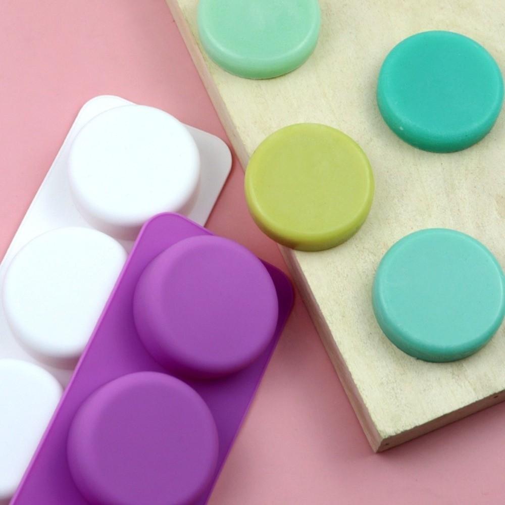 Easy Demolding Silicone Soap Mold 4 Holes Baking Utensils New Homemade Soap Mold Home Baking