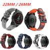Силиконовый ремешок 22 мм 26 мм для Garmin Fenix7 7X6 5plus Quatix7 6 S60 Epix Pro Gen2 Mk2, аксессуары для ремешка для часов