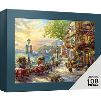 Пазл из 108 деталей - Цветочная улица Ривьера (мини) (корпус корпуса), популярная корейская головоломка