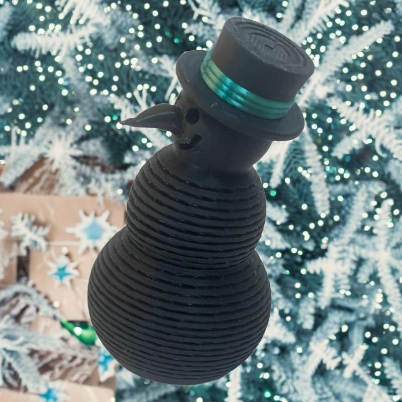 3D-печатная рождественская весенняя игрушка-снеговик для снятия стресса