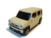 SUZUKI New Hustler Car Diecast Model Car Color Sample Chiffon Ivory Metallic Pull-Back