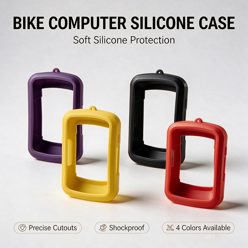 Silicone Bike Computer Case Bicycle GPS Stopwatch Protective Cover Shockproof Soft Protector Sleeve Precise Cutouts Bike Accesso 1