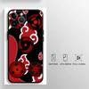 Case for iPhone 13 12 11 Pro Max XR 7 8 15 16 14 Plus XS Max Black Soft Phone Cover Akatsuki Cool Cloud