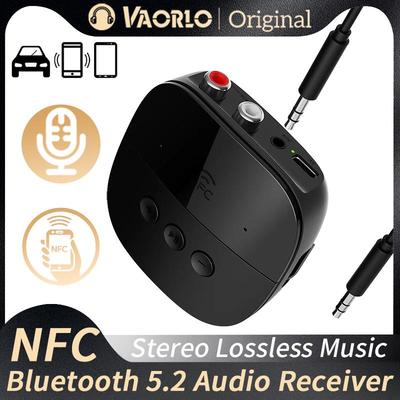 Bluetooth аудио приемник RCA 3,5 мм AUX USB стерео NFC беспроводной адаптер U-диск/TF карта с микрофоном для автомобильного комплекта усилителя динамика