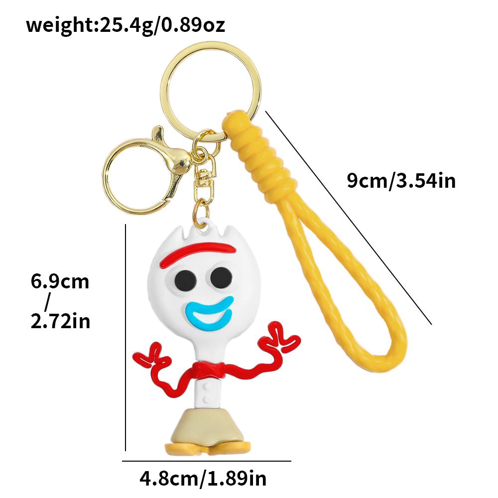 New Anime Buzz Lightyear Toy Story Action Figures Keychain Figure 3D Doll for Bag Car Decoration Birthday Key Chain Gift