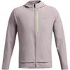 FW24 Sports Hooded Zip Woven Jacket Men Jackets Gray Purple 1376794-015