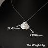 1Pc Stainless Steel Animal Starfish Turtle Octopus Seahorse Pendant Necklaces Vintage Summer Conch Shell Women Collar Jewelry