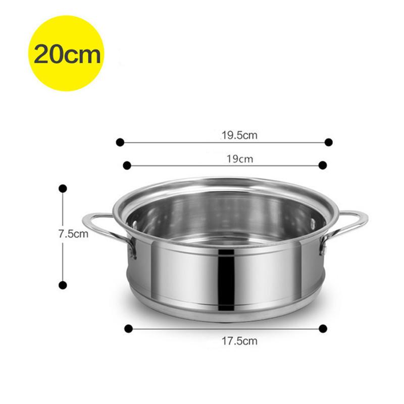 Stainless Steel Vegetable Food Steamer with Handle Steamer Basket Thick Steaming Grid Drainer Cooking Utensils