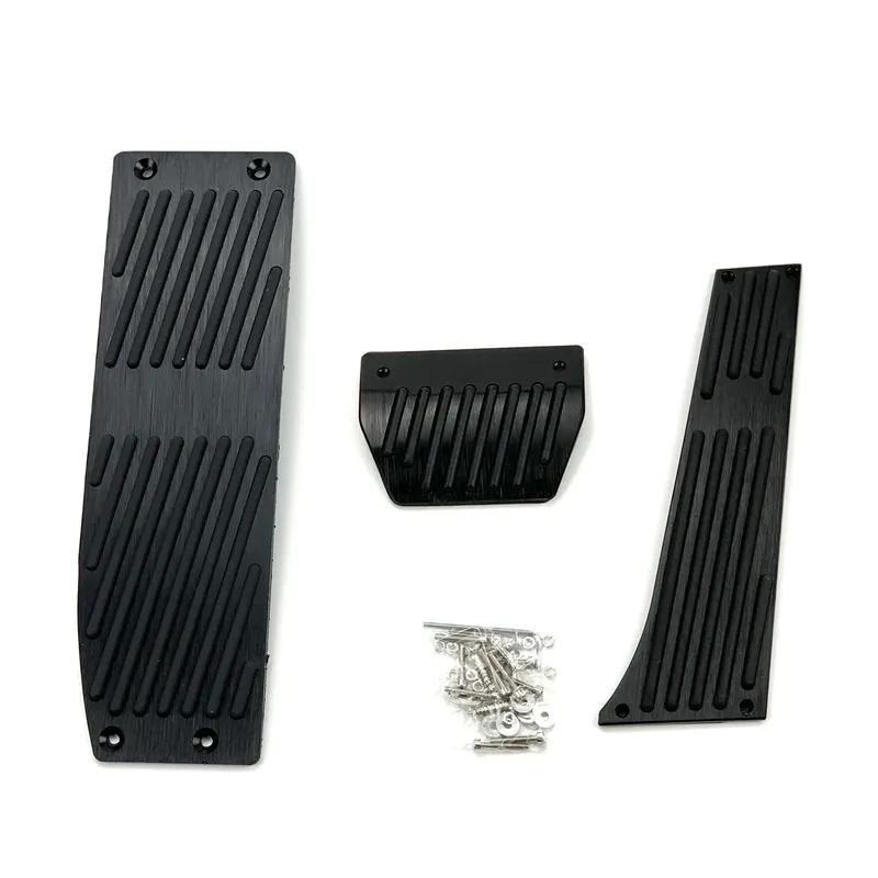 Non-drilling Non-slip Accelerator Gas Fuel Brake Foot Rest Pedal Pads For BMW 1,3 Series X1 E39 E46 E87 E90 E91 E92,Car Styling