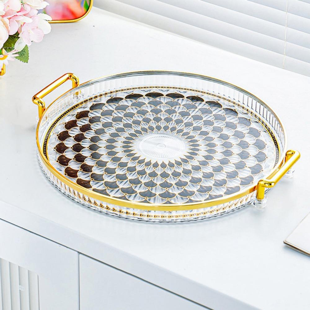 С ручкой Поднос для украшения Рамадана Домашний поднос для хранения хлеба Поднос для чая Мубарак Ид