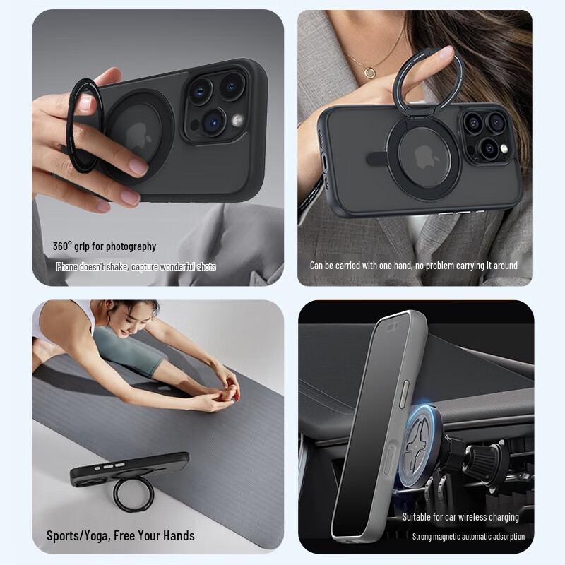 Mr. Blue Gorilla Magnetic Stand Full-Coverage Phone Case