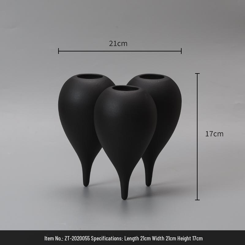 Мягкие пузырьковые украшения Bosi Home — ваза-качалка небольшого диаметра с высоким горлом и легким пузиком.