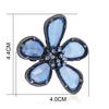 Retro Corsage Fashionable Crystal Flower Brooch Versatile Summer Clothing Accessory Clip Buckle