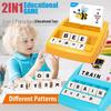 Alphabet Learning Game: Picture Recognition Jigsaw Puzzle for Early Education with Children's Word Cards