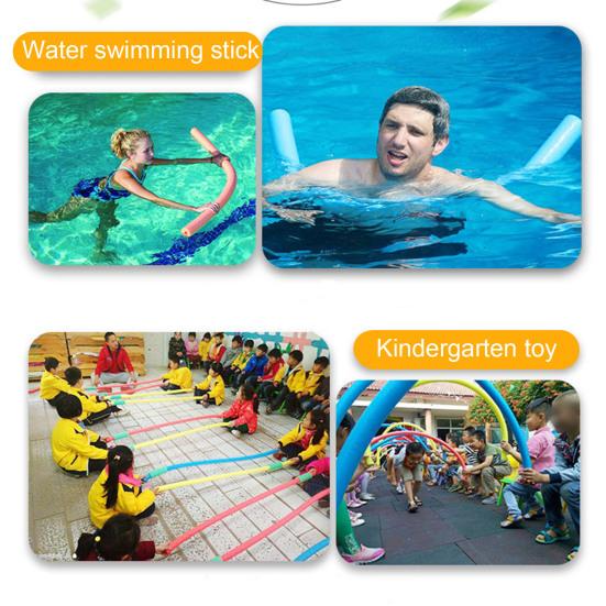 Foam Pool Noodles Hollow Swim Noodles Floating Foam Tube Pool Toy for Floating Training Craft Projects