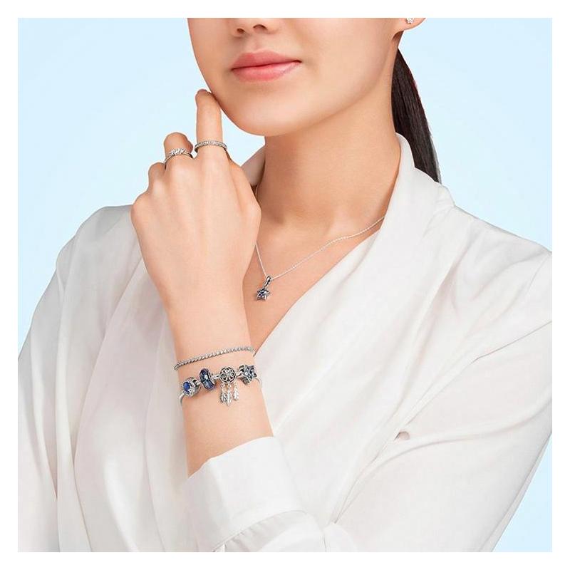 Pandora Fantasy Star 925 Silver Bracelet Set Women's Multicolor B801375