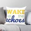 Wake Up The Echoes Square Pillowcase Polyester Linen Velvet Creative Zip Decorative Home Cushion Cover