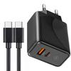 30W Fast Charger - Xiaomi - 12T - 2 Ports - USB-C - Black