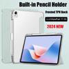 Case for 2024 NEW Huawei Matepad11.5S TGR-W10 with Pencil Holder Soft TPU Back Matepad11.5S 11.5inch Sleep/Wake Cover