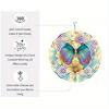 Moonlit Butterfly Floral Metal Wind Spinner 3D Mandala Design for Outdoor Garden Yard Decor No Electricity Thanksgiving Christmas Gift