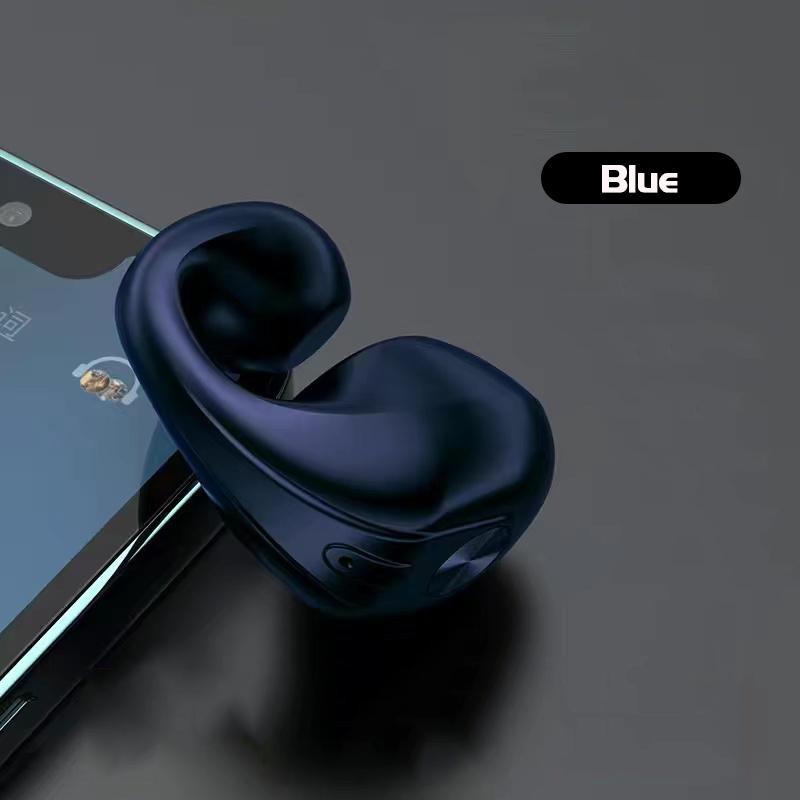 VAORLO Bluetooth 5,3 одиночная гарнитура, безболезненные серьги, HiFi музыкальные наушники с тяжелыми басами, водонепроницаемые спортивные наушники с шумоподавлением