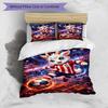 3pcs Duvet Cover Set (1*Duvet Cover + 2*Pillowcase, Without Core), Club Deportivo Guadalajara Print Bedding Set, Bedroom Decor, All‑Season, Birthday G