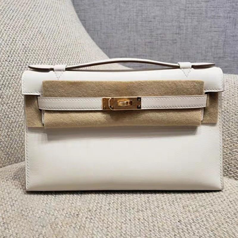 Womens Handbag Crossbody Shoulder Tote Mini Square Top Handle Genuine Leather Kelly Bag